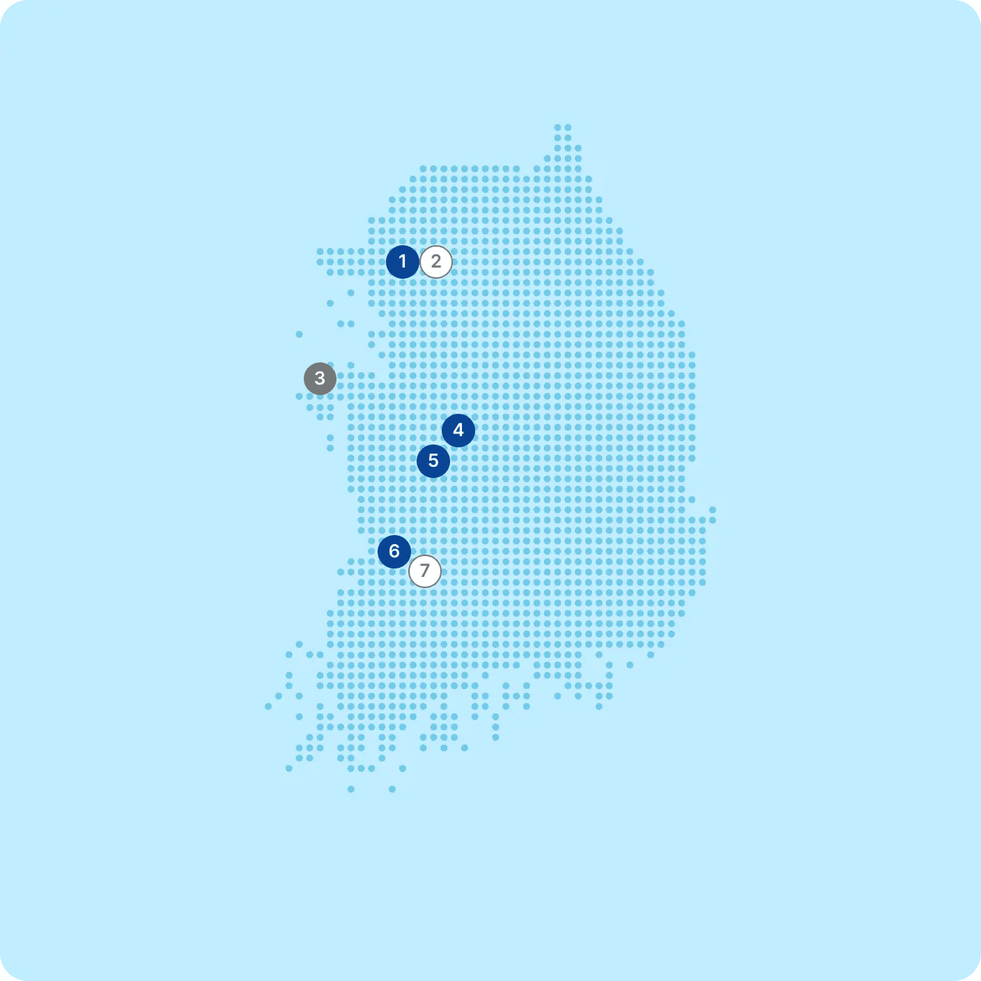 한국 지도